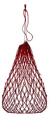 24824: Braided cotton slow feed hay net Hay Feeder Showman Saddles and Tack