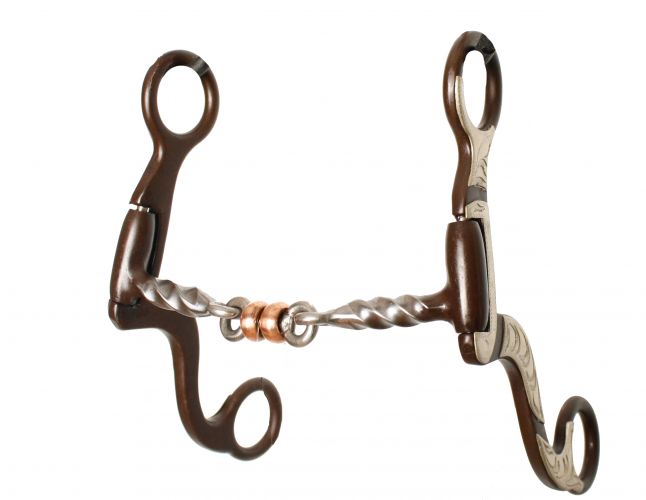 2553212Q: Showman ® 5" Twisted mouth with copper roller Bits Showman