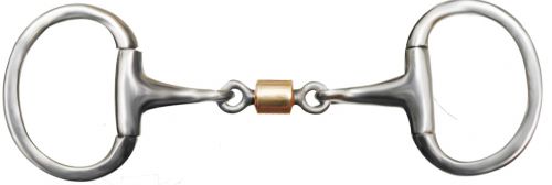 25679: Showman™ eggbutt style bit with 3" ring cheeks Bits Showman