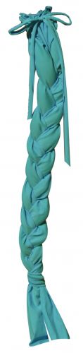26-6318: Showman ® Durable Lycra® braid-in tail bag features 3 divided slots that help keep hair f Primary Showman