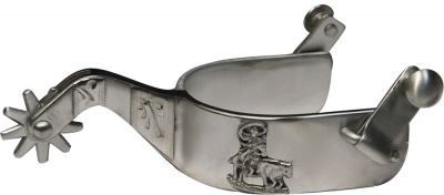 271010: Showman™ stainless steel spur with 1 Western Spurs Showman