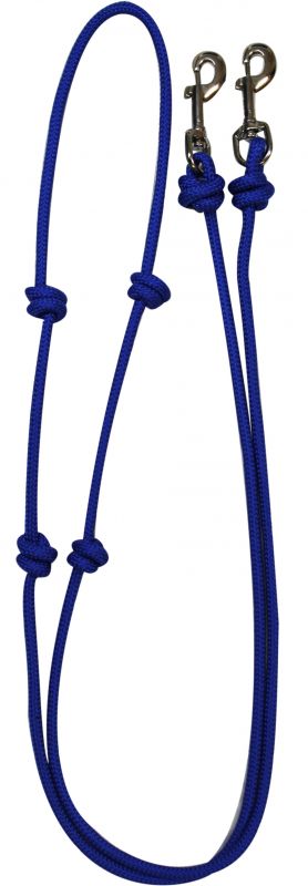 28037: knotted barrel reins Reins Showman