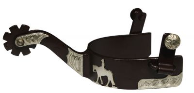 289057: Showman™ brown steel spur with 1 Western Spurs Showman