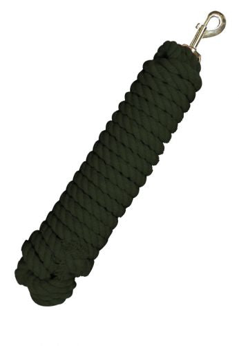 3030: 25' braided cotton lunge line with brass snap Primary Showman Saddles and Tack