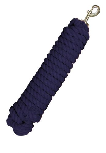 3030: 25' braided cotton lunge line with brass snap Primary Showman Saddles and Tack
