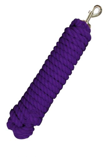 3030: 25' braided cotton lunge line with brass snap Primary Showman Saddles and Tack