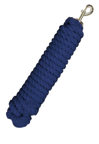 3030: 25' braided cotton lunge line with brass snap Primary Showman Saddles and Tack