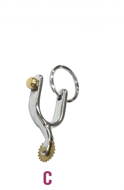 30671: Metal key chain comes in 5 styles Primary Showman Saddles and Tack