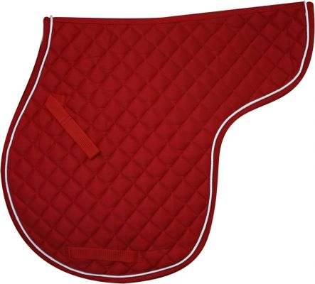 30990: Showman™ english saddle pad constructed with soft, 100% cotton twill top English Saddle Pad Showman