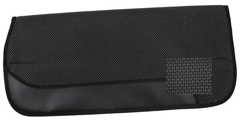 312048: Showman™ oversize 32" X 32" Waffle perforated air flow non slip saddle pad with wear leath Western Saddle Pad Showman