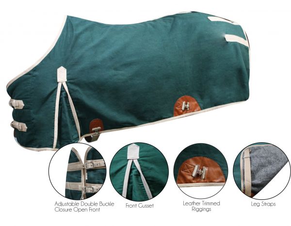32440: The 16oz Water Resistant Treated Canvas Showman Blanket Horse Blanket Showman