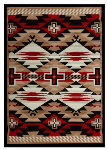 32473: Large Southwest area rug Primary Showman Saddles and Tack
