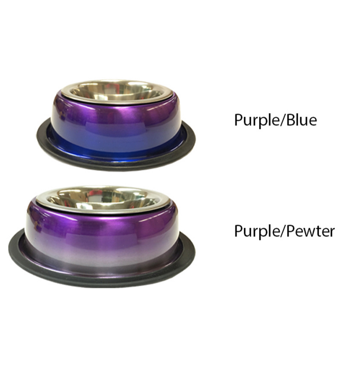 Valhoma Non-Skid Multicolored Detachable Bowl