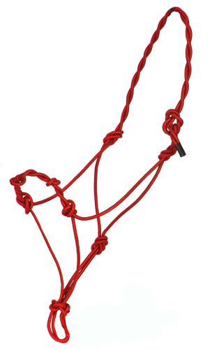4341: Twisted Cowboy Knot Halter Cowboy Halter Showman Saddles and Tack