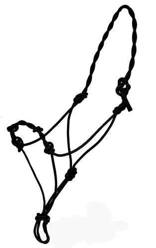 4341: Twisted Cowboy Knot Halter Cowboy Halter Showman Saddles and Tack