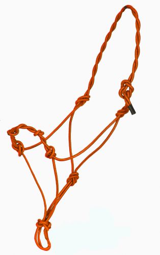 4341: Twisted Cowboy Knot Halter Cowboy Halter Showman Saddles and Tack