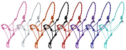 4341: Twisted Cowboy Knot Halter Cowboy Halter Showman Saddles and Tack