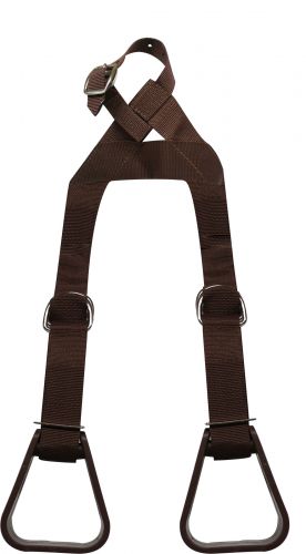 44957: Heavy duty nylon adjustable buddy stirrup Primary Showman