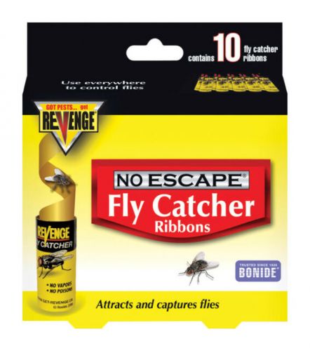 46125: Bonide products Revenge fly catcher ribbons are designed to easily and quickly eliminate pe Fly Repellent Showman Saddles and Tack