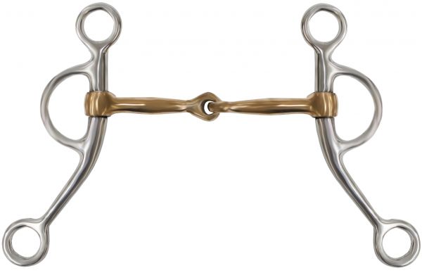 46260: Showman™ stainless steel tom thumb bit with 7 Bits Showman