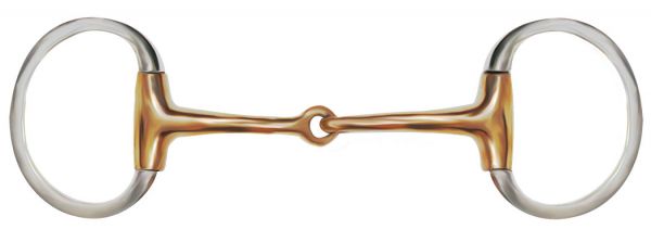 46290: Showman™ Stainless Steel English style bit with 3 Bits Showman