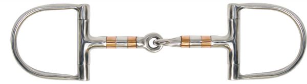 46300: Showman™ Stainless Steel racing D-ring style bit with 3" D cheeks Bits Showman