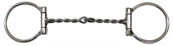 46340: Showman™ Stainless Steel D-Ring with 5" Broken, Twisted Mouth Bits Showman