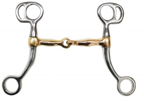 46740: Showman™ stainless steel pony tom thumb bit with 6" cheeks Bits Showman
