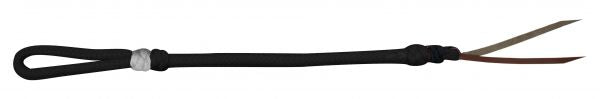 48002: Two Tone Braided Nylon Quirt Whip Showman Saddles and Tack