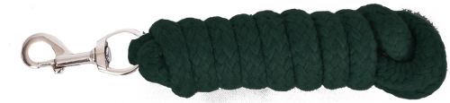 50179: 8' Braided Cotton Lead Rope Primary Showman Saddles and Tack