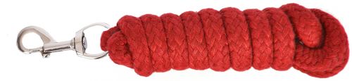 50179: 8' Braided Cotton Lead Rope Primary Showman Saddles and Tack