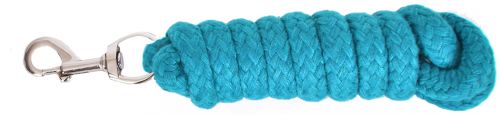 50179: 8' Braided Cotton Lead Rope Primary Showman Saddles and Tack