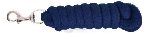 50179: 8' Braided Cotton Lead Rope Primary Showman Saddles and Tack