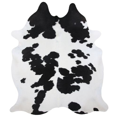 5068: LG/XL Brazilian Black and White hair on cowhide rug Primary Showman Saddles and Tack