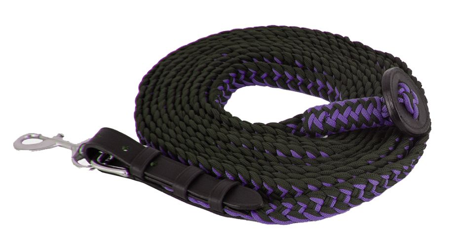 522039: Showman ® Flat Braided Nylon Lunge Line with Removable Snap and Rubber Stopper Primary Showman