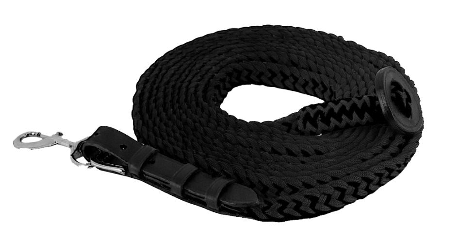 522039: Showman ® Flat Braided Nylon Lunge Line with Removable Snap and Rubber Stopper Primary Showman