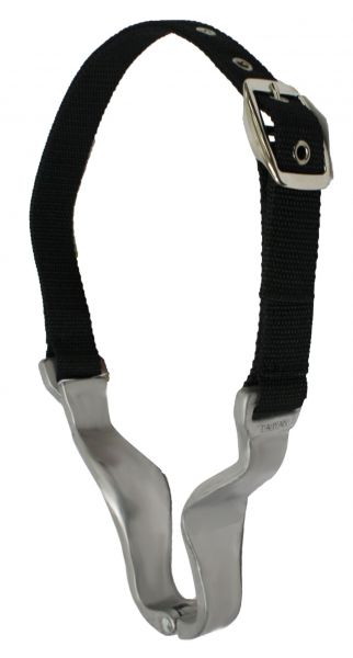 522086: Showman ® Cribbing collar is constructed of aluminum with a nylon strap Primary Showman