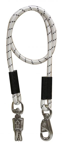 52984A: Showman ® 49" bungee cross tie with quick release panic snap and heavy duty bull snap Primary Showman