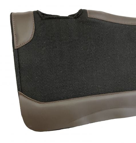 60001: 31”L x 29”W x 3/4” thick black felt saddle pad Western Saddle Pad Showman Saddles and Tack