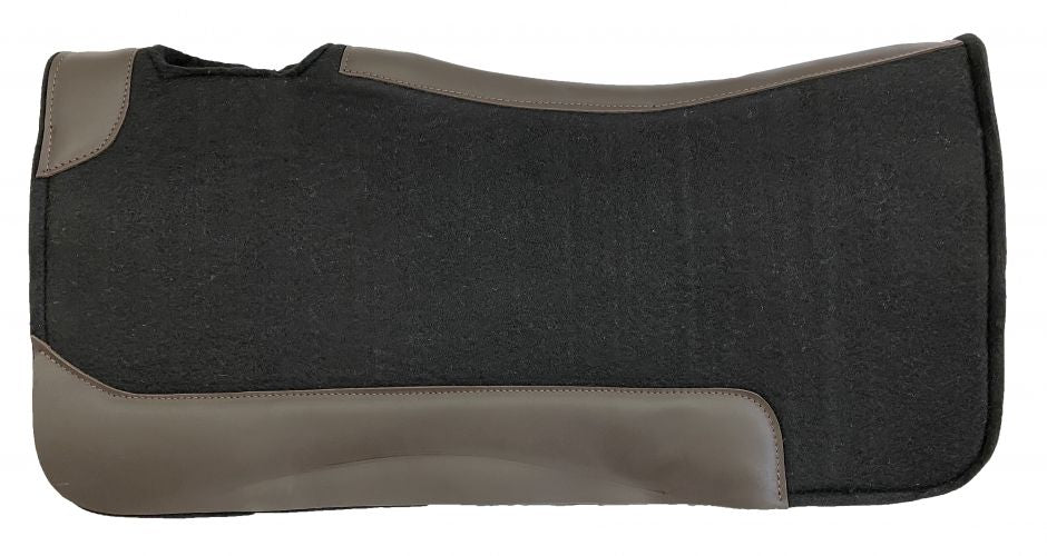 60001: 31”L x 29”W x 3/4” thick black felt saddle pad Western Saddle Pad Showman Saddles and Tack