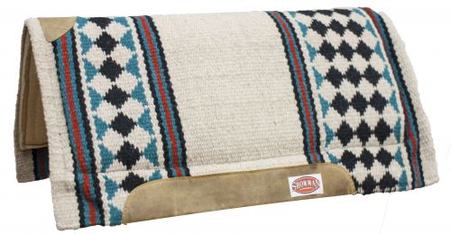 6006: Showman ® 36" x 34" 100% New Zealand wool cutter style pad Western Saddle Pad Showman
