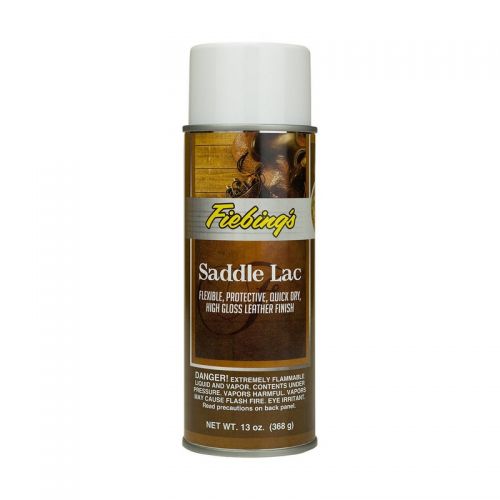 60250: FIEBINGS Saddle Lac, A clear, quick drying lacquer finish that protects saddlery against th Primary Showman Saddles and Tack