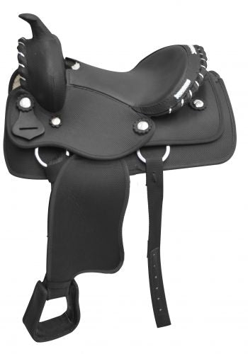 603912: **additional holes can be added to stirrup leathers** Youth Saddle Showman Saddles and Tack