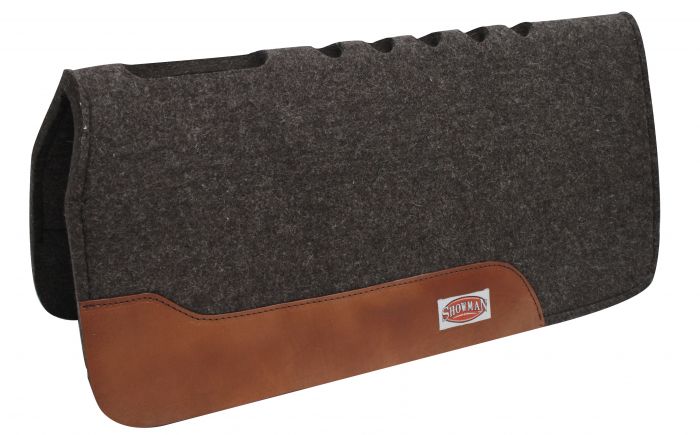 6060: Showman ® 32" x 31" 100% Mohair Wool Pad Western Saddle Pad Showman