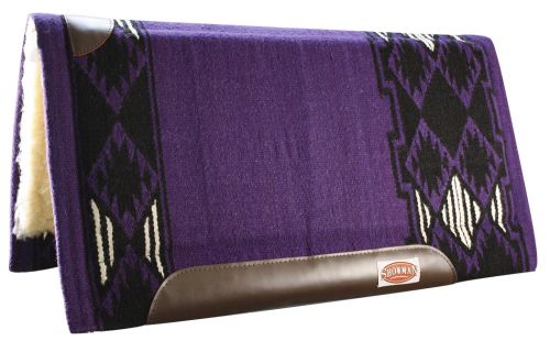 6064: Showman™ 36" x 34" Saddle pad Western Saddle Pad Showman Purple
