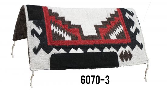 6070: 32" x 32" Navajo felt bottom pad Western Saddle Pad Showman Saddles and Tack