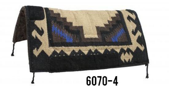 6070: 32" x 32" Navajo felt bottom pad Western Saddle Pad Showman Saddles and Tack