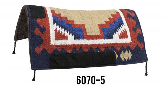 6070: 32" x 32" Navajo felt bottom pad Western Saddle Pad Showman Saddles and Tack