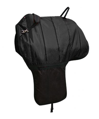 60823: Heavy quilted nylon saddle carrier Primary Showman Saddles and Tack