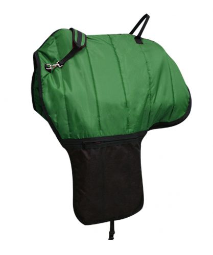 60823: Heavy quilted nylon saddle carrier Primary Showman Saddles and Tack